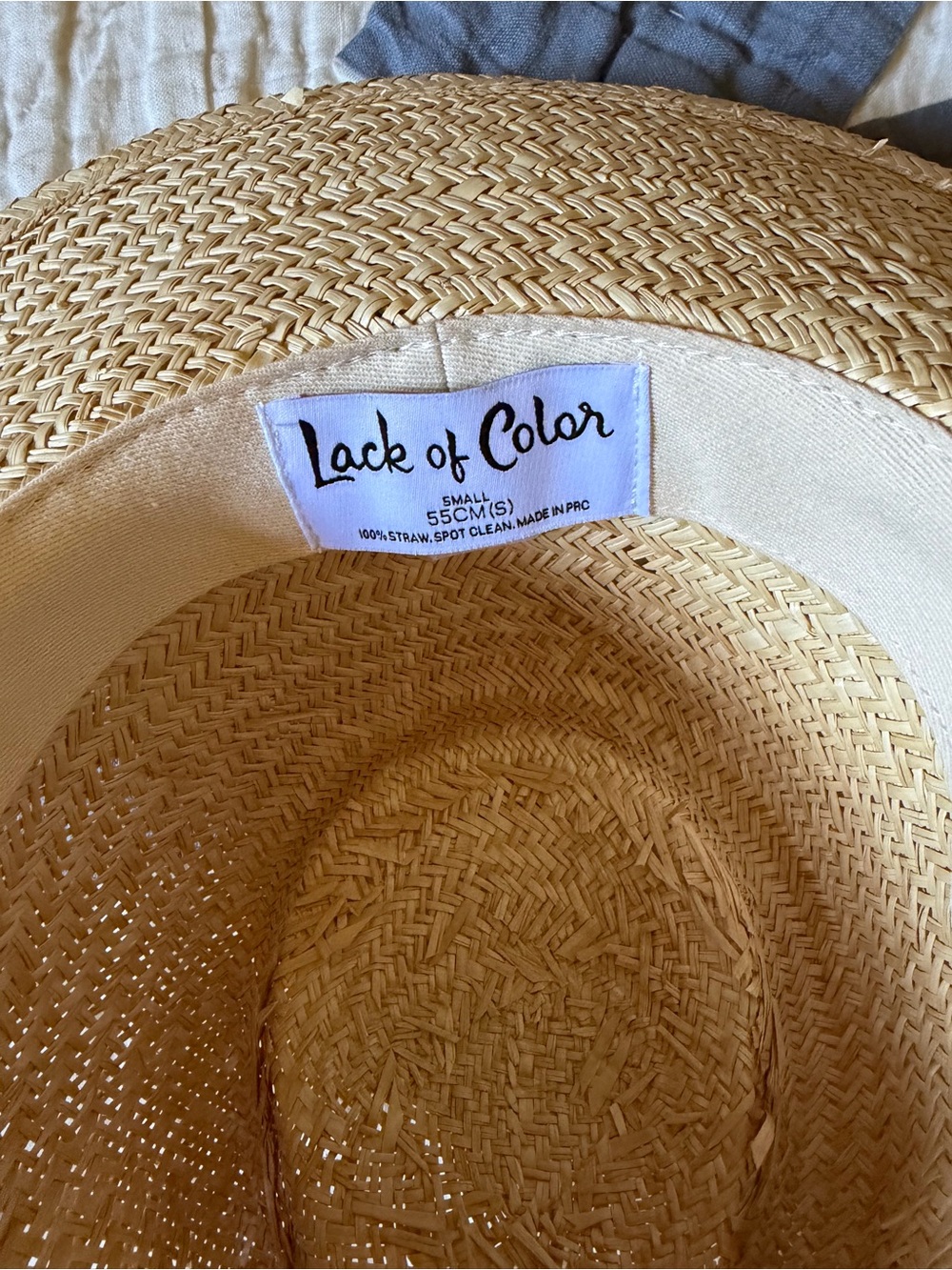 Lack of Color Straw Hat - Picture 3 of 3